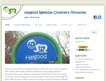 Tablet Screenshot of haygoodwcm.org